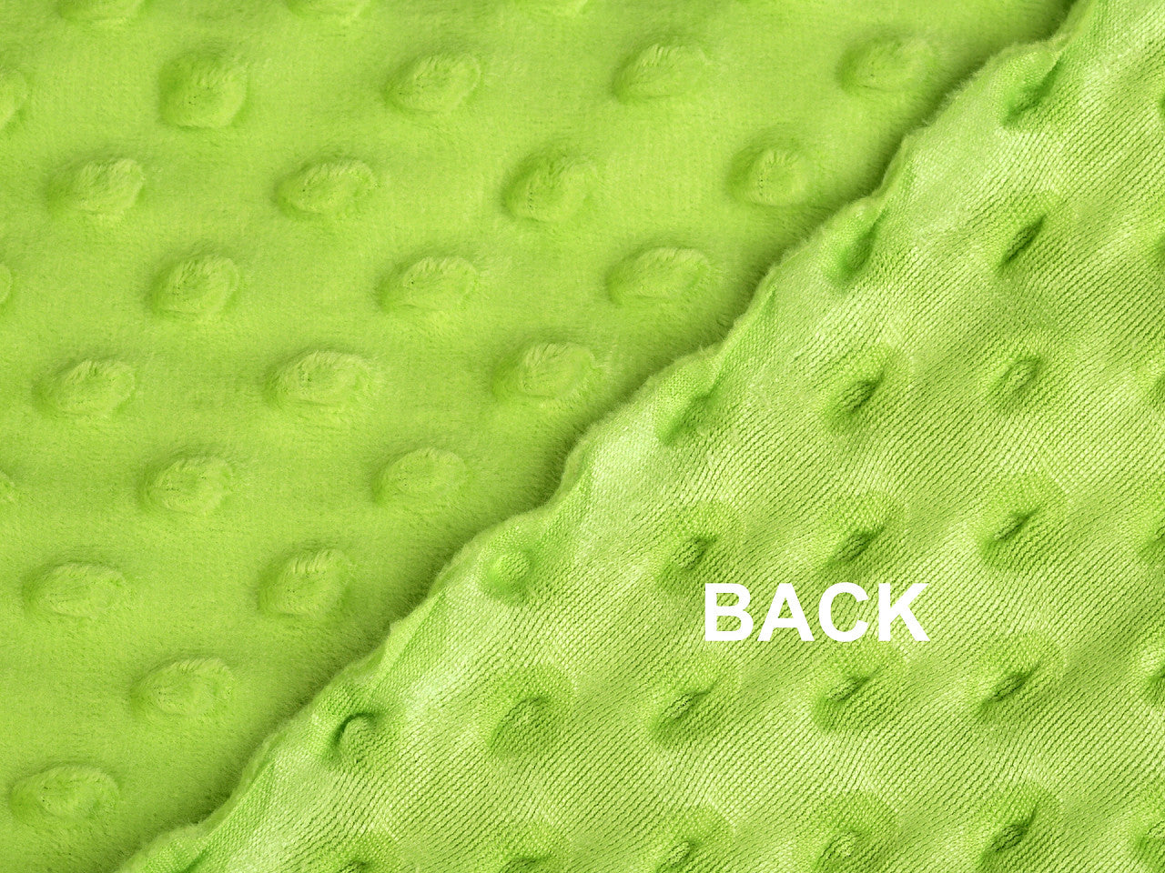 Tissu SAN Minky Plush 3D, à pois