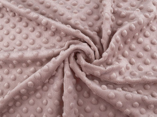 Minky Plush 3D, à pois