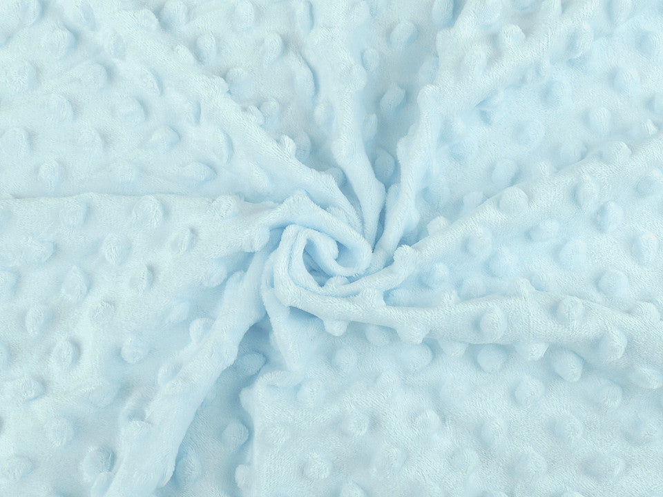 Tissu SAN Minky Plush 3D, à pois