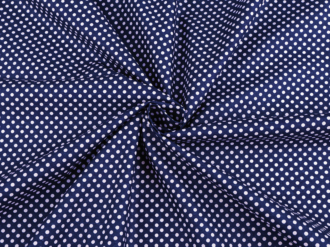 Tissu/Toile en coton à pois