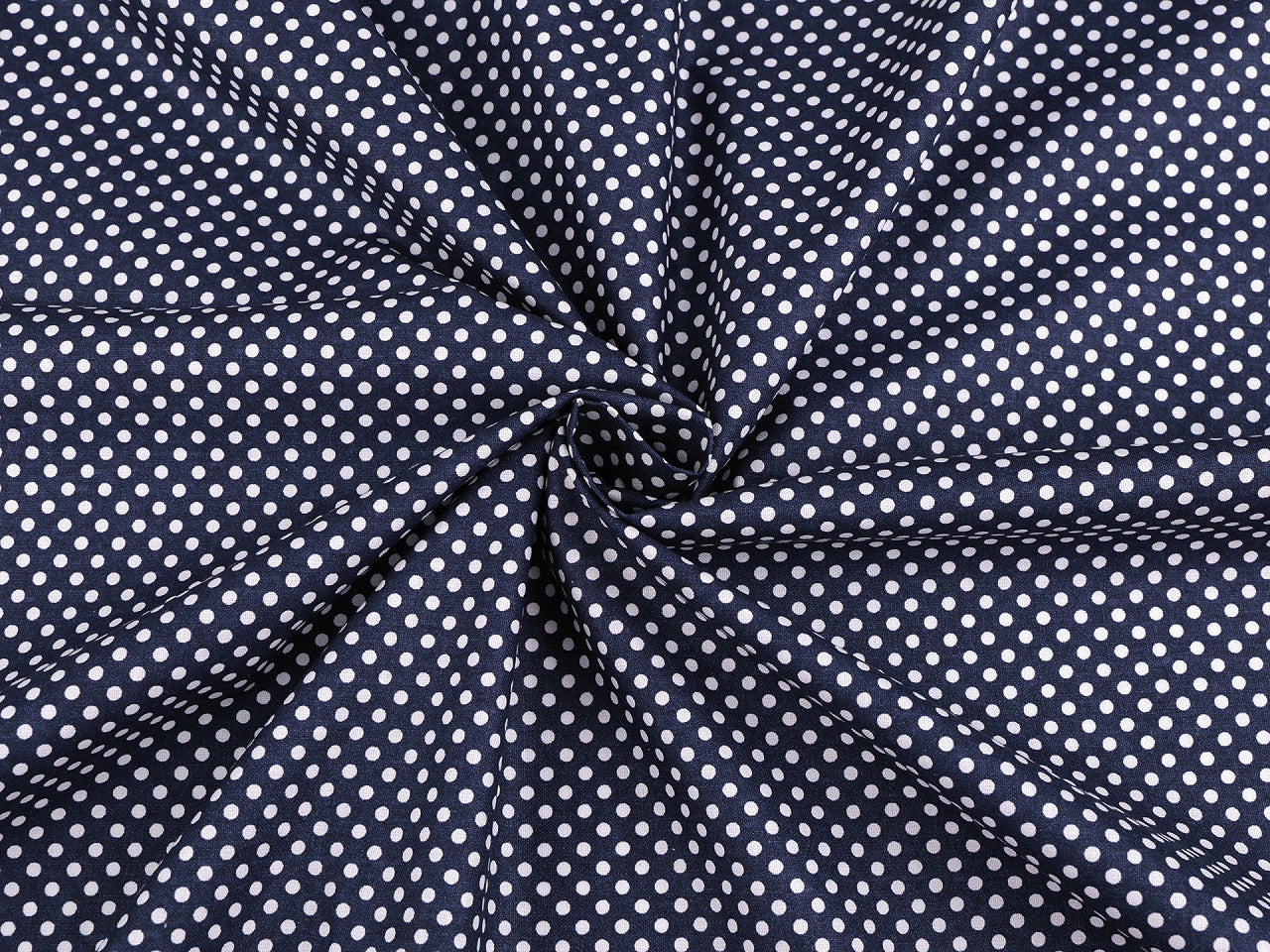 Tissu/Toile en coton à pois