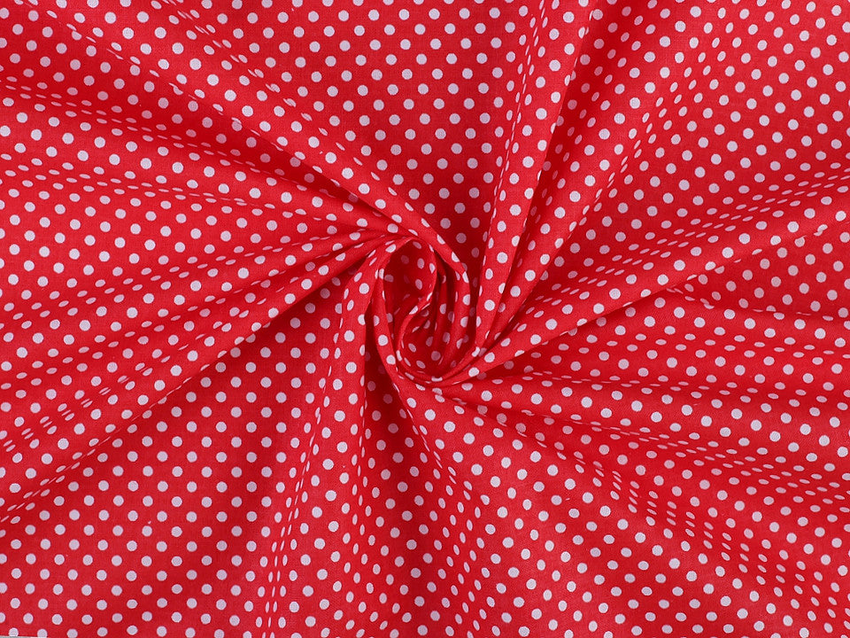 Tissu/Toile en coton à pois