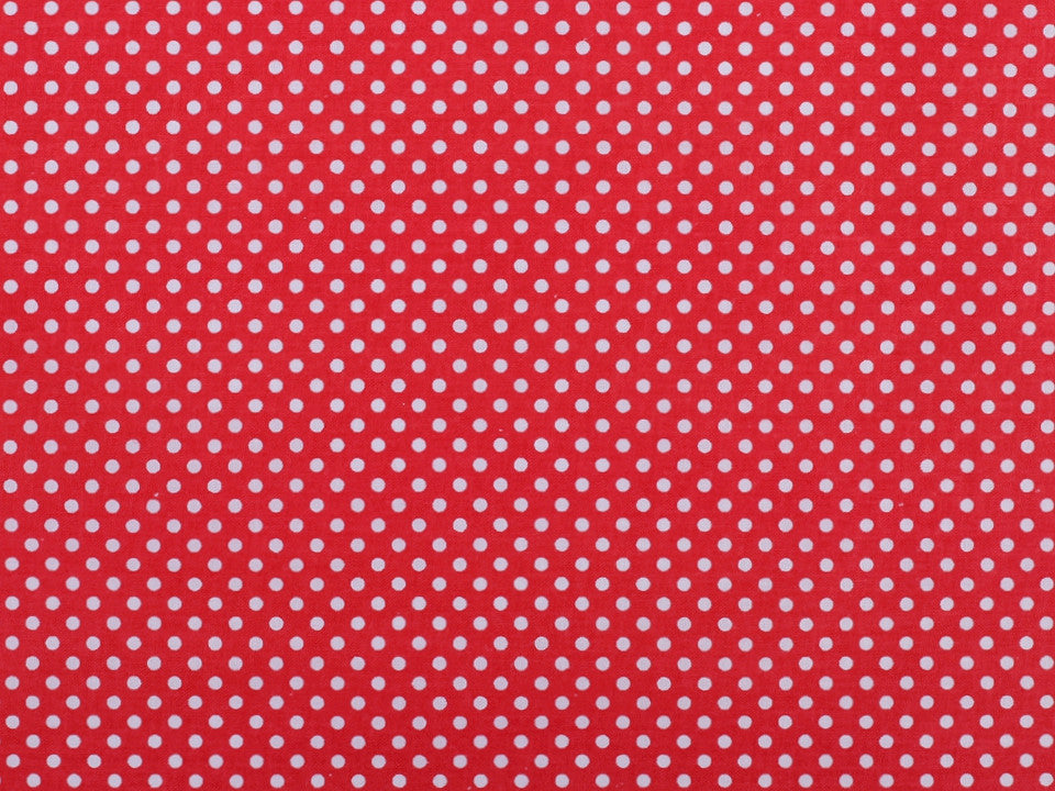 Tissu/Toile en coton à pois