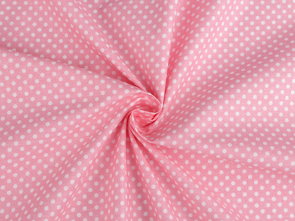 Tissu/Toile en coton à pois