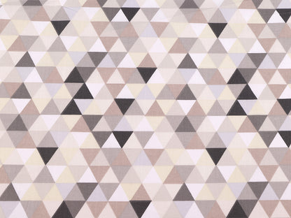 Cretonne en coton Triangles