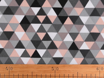 Cretonne en coton Triangles