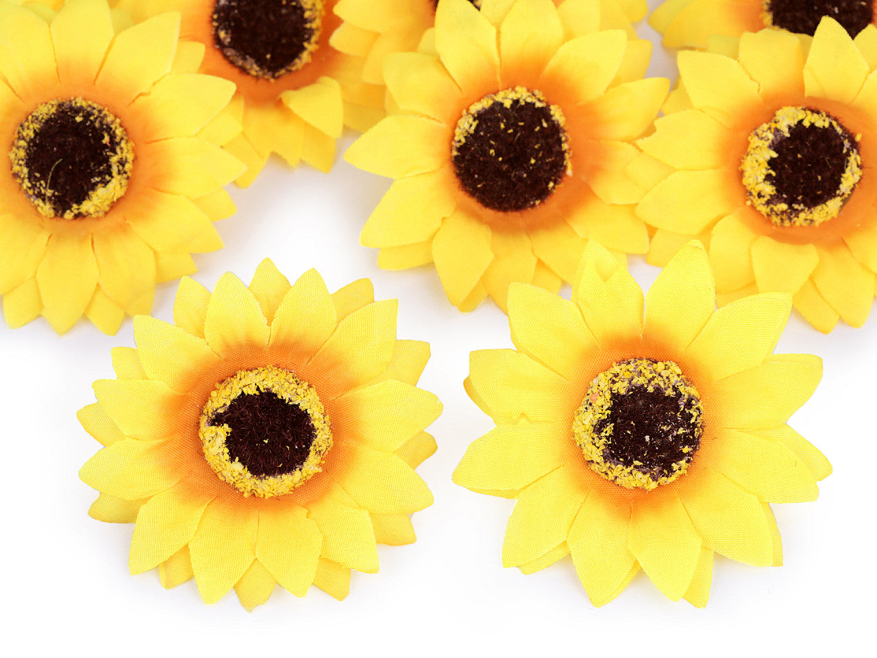 Bouton de tournesol artificiel, Ø 7 cm