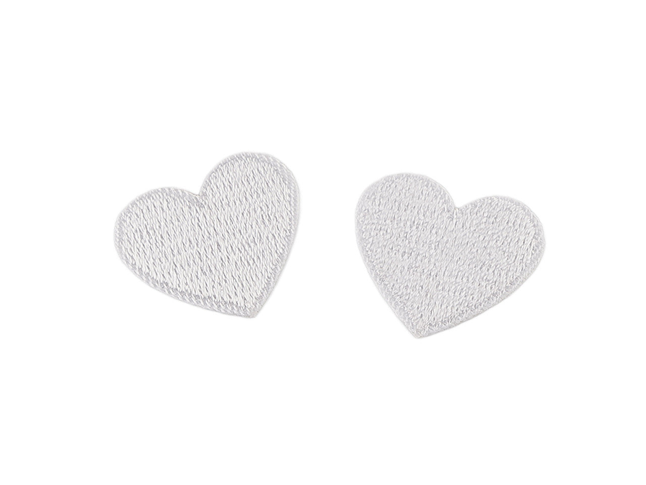 Patch thermocollant Cœur, entièrement brodé - 10pc