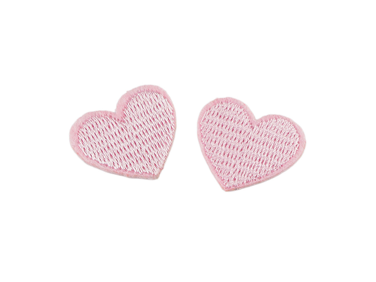 Patch thermocollant Cœur, entièrement brodé - 10pc