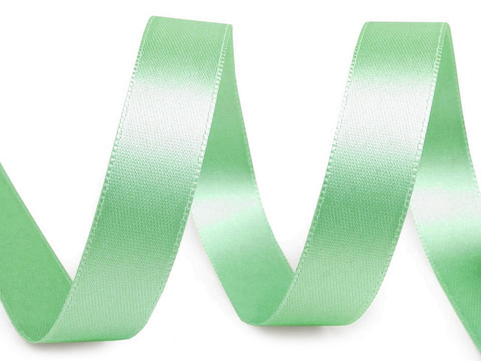 Ruban satiné double face, largeur 15 mm