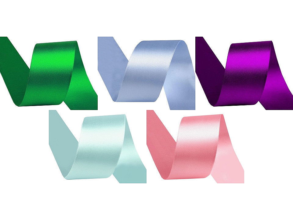Ruban satiné double face, largeur 40 mm