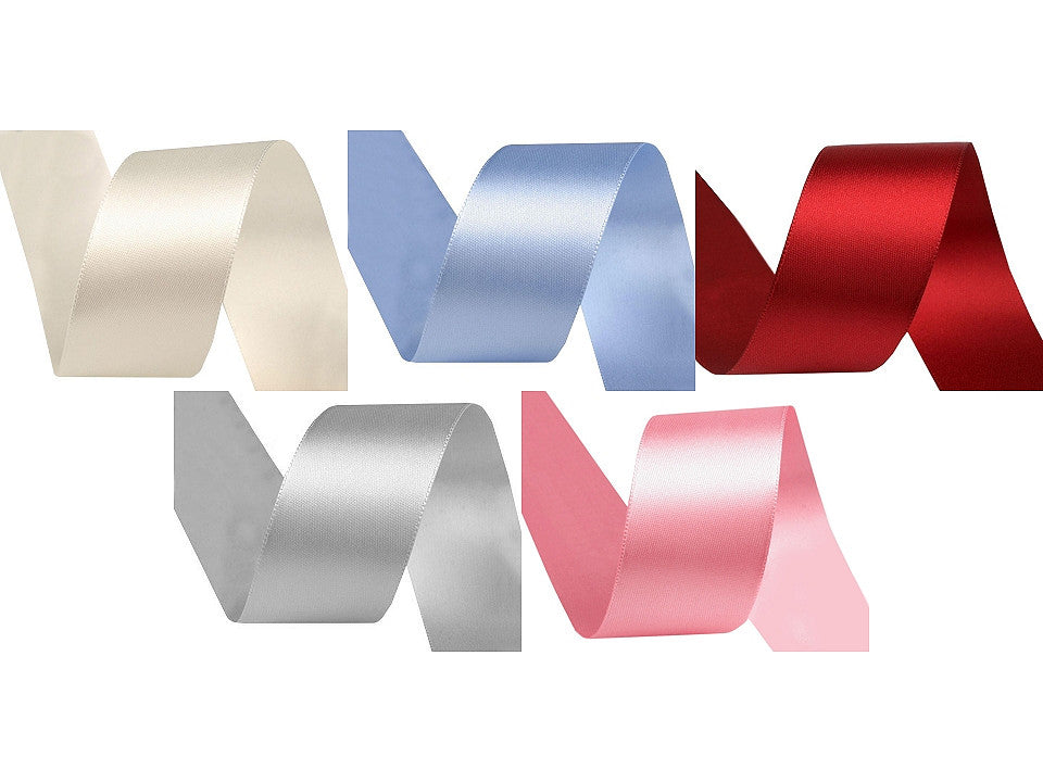 Ruban satiné double face, largeur 40 mm