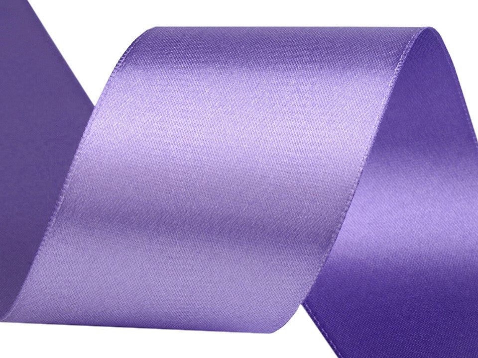 Ruban satiné double face, largeur 50 mm