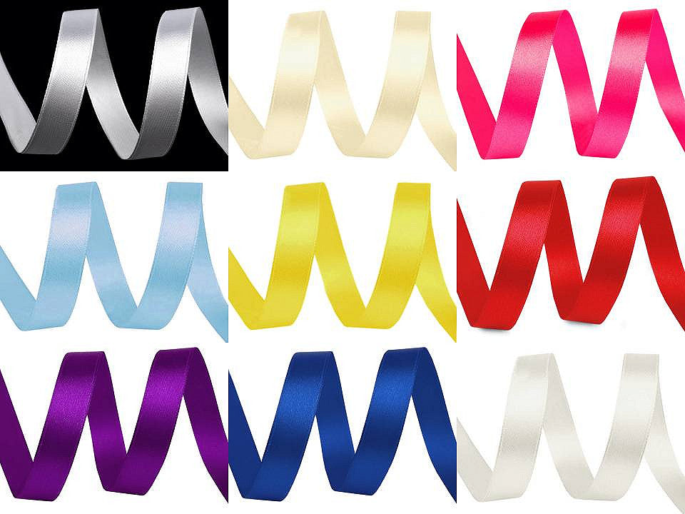 Ruban satiné, largeur 10 mm