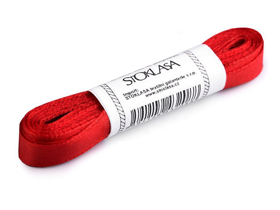 Paquets de ruban satiné par 5 m, largeur 10 mm