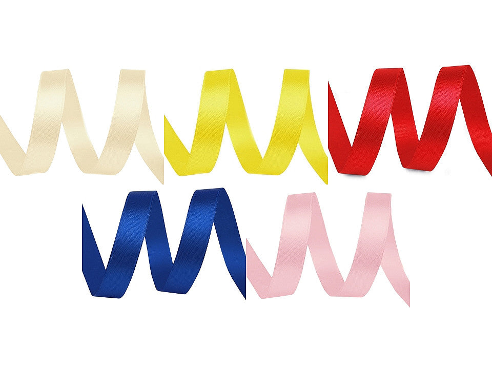 Paquets de ruban satiné par 5 m, largeur 10 mm