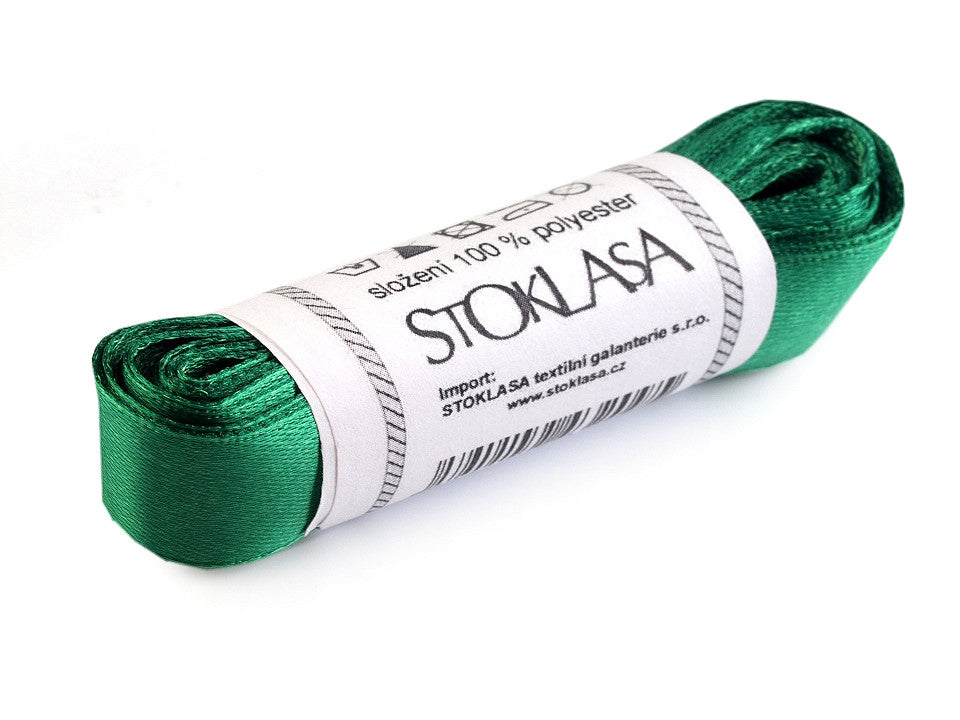 Paquets de ruban satiné par 5 m, largeur 20 mm