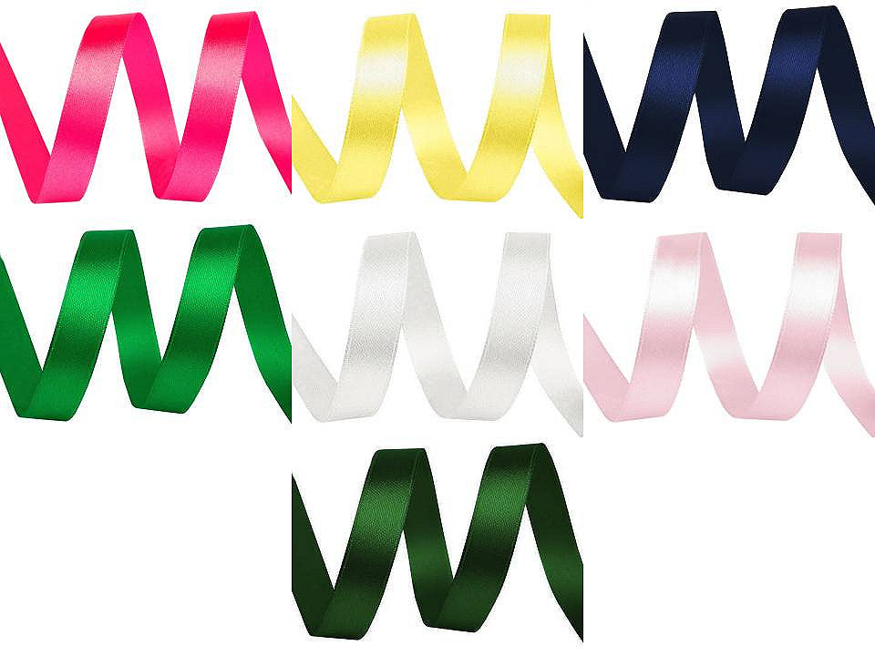 Ruban satiné, largeur 12 mm