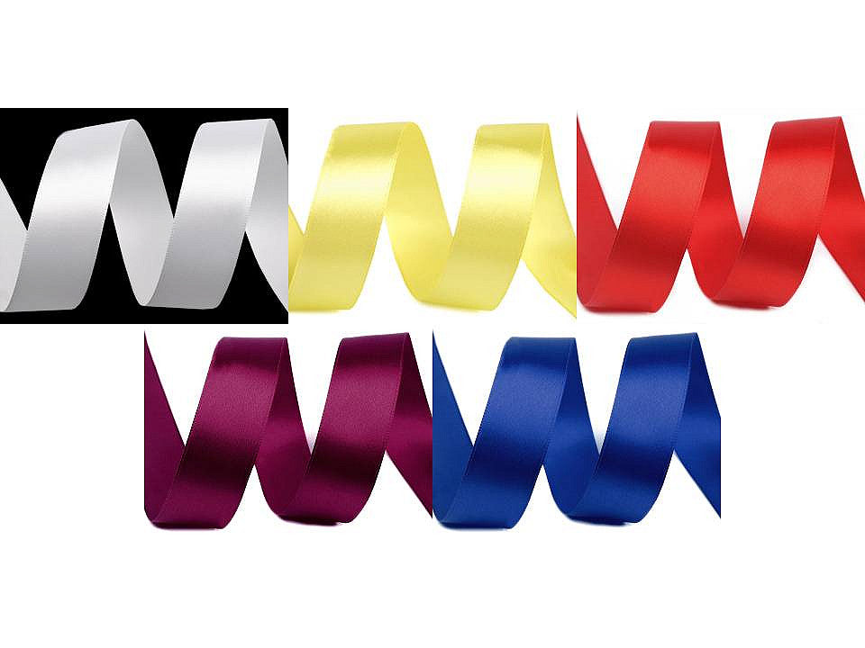 Ruban satiné, largeur 25 mm