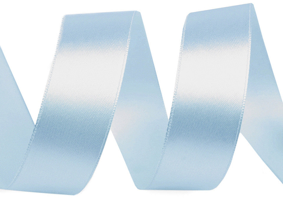 Paquets de ruban satiné par 5 m, largeur 25 mm