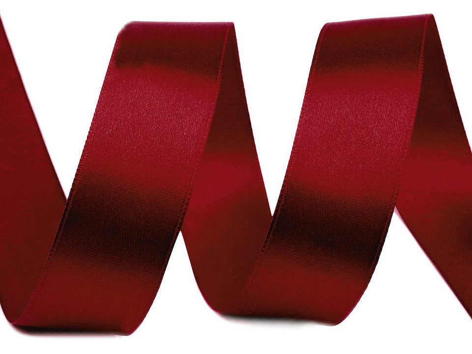Paquets de ruban satiné par 5 m, largeur 25 mm