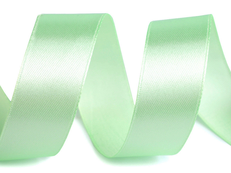 Paquets de ruban satiné par 5 m, largeur 25 mm