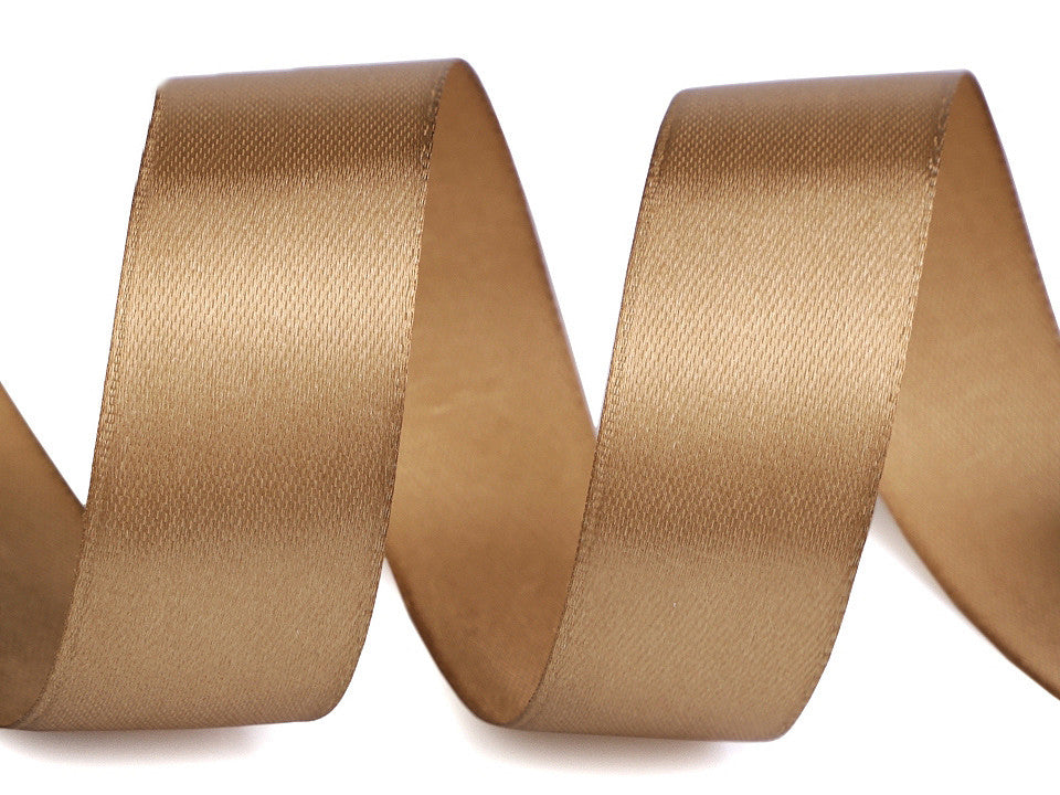 Paquets de ruban satiné par 5 m, largeur 25 mm