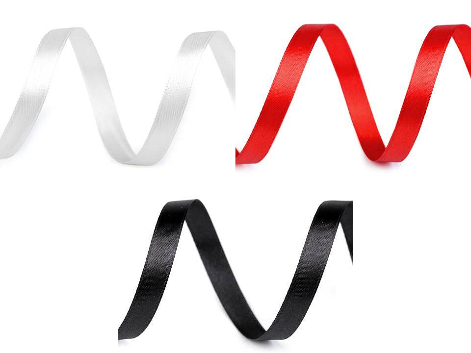 Ruban double face satiné, largeur 10 mm