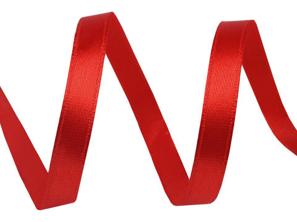 Paquets de ruban de satin par 5 m, largeur 6 mm