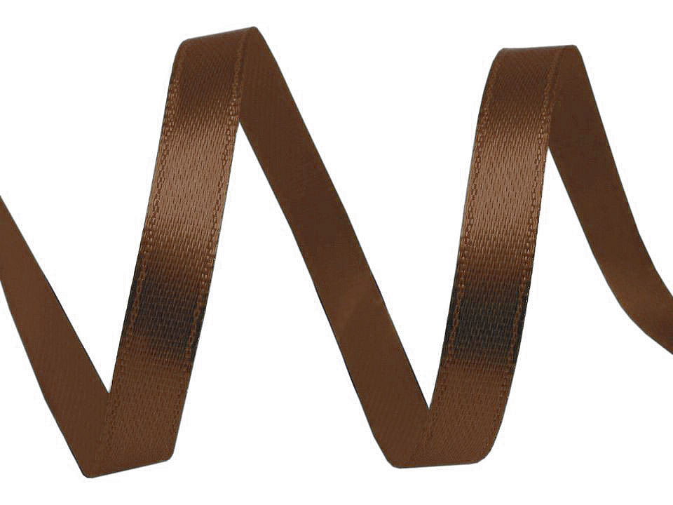 Paquets de ruban de satin par 5 m, largeur 6 mm