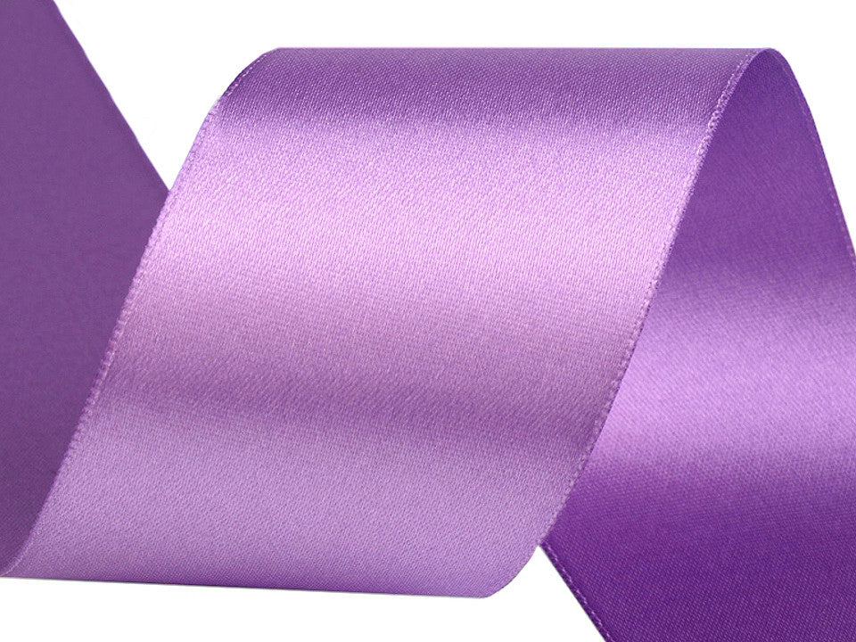 Paquets de ruban satiné double face, par 5 m, largeur 50 mm