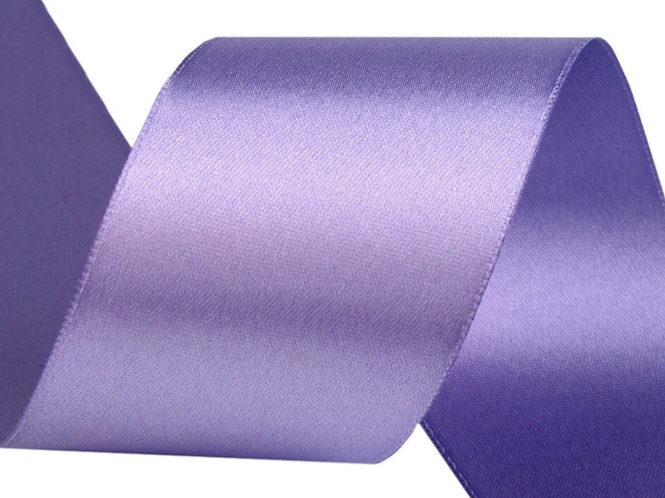 Paquets de ruban satiné double face, par 5 m, largeur 50 mm