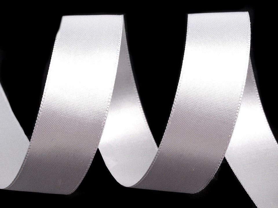 Paquets de ruban satiné double face, par 5 m, largeur 24 mm