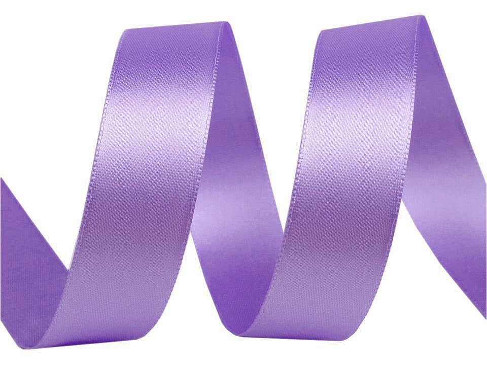 Paquets de ruban satiné double face, par 5 m, largeur 24 mm