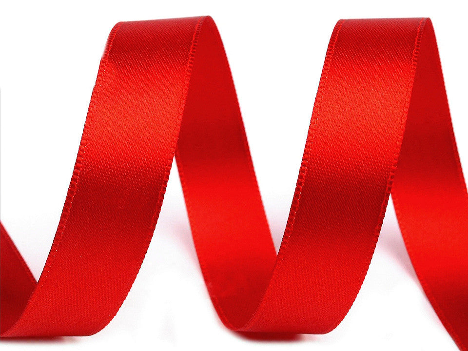 Paquets de ruban satiné double face, par 5 m, largeur 15 mm