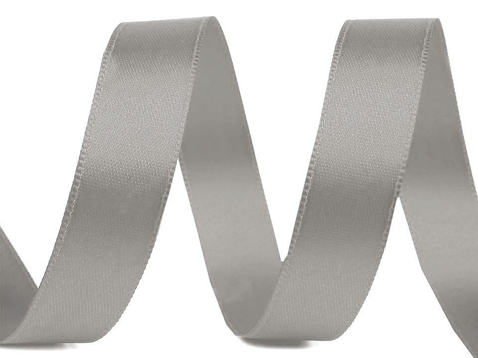 Paquets de ruban satiné double face, par 5 m, largeur 15 mm