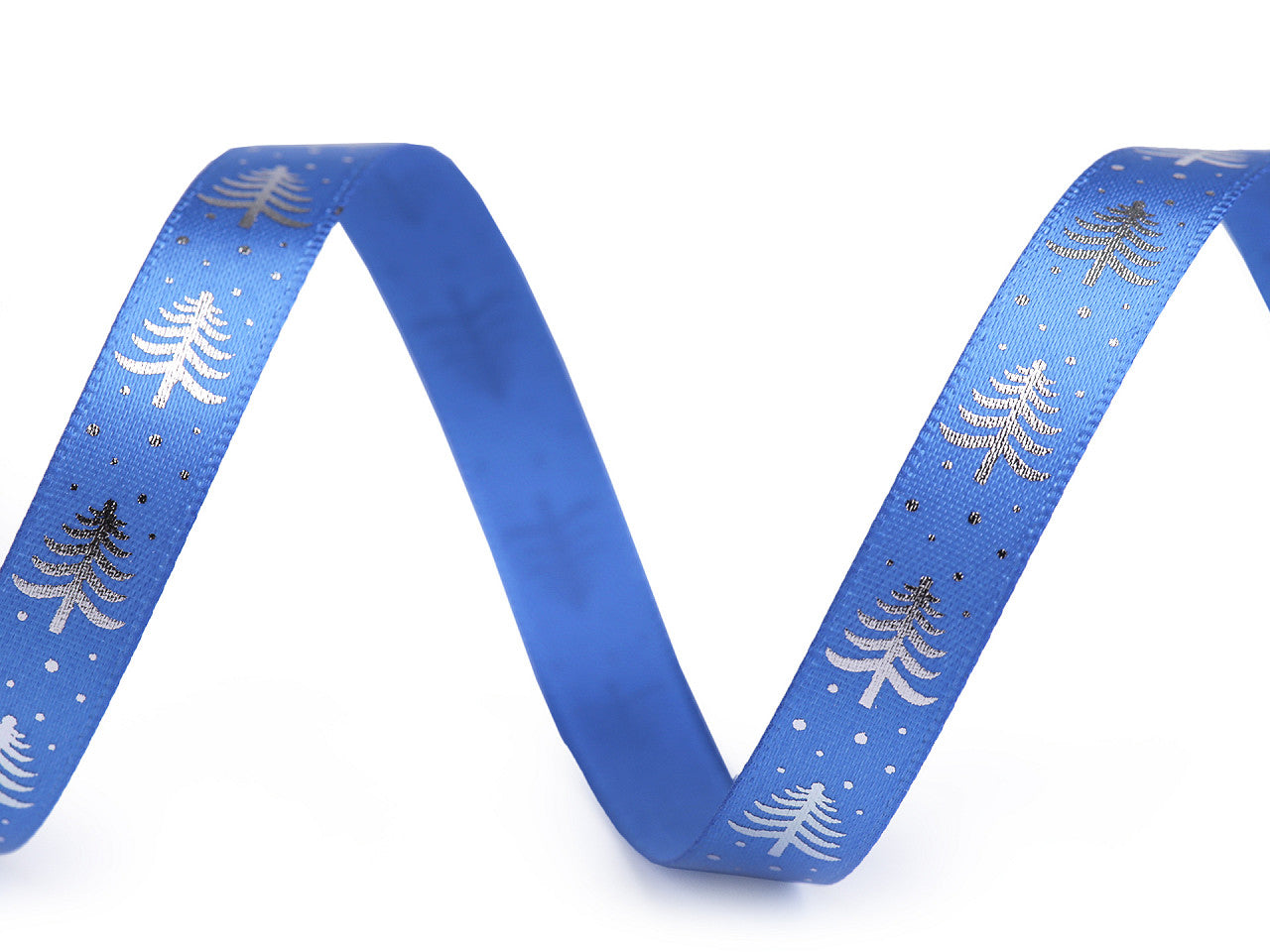 Ruban de Noël satiné, Sapin de Noël, largeur 10 mm