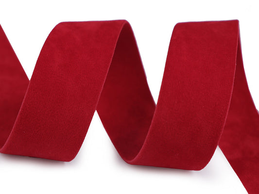 Ruban de velours, largeur 25 mm, double face - 1m