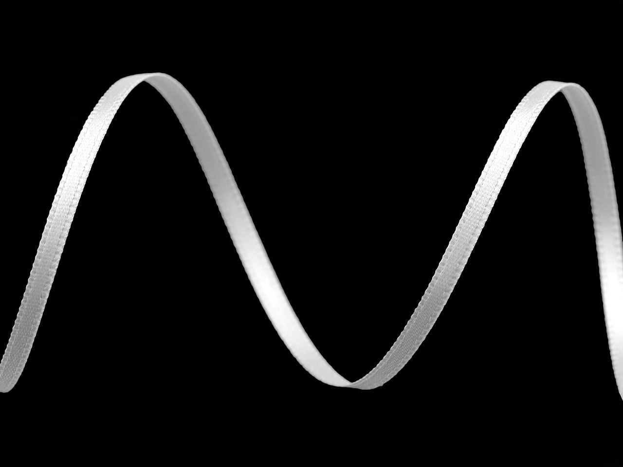 Ruban satiné double face, largeur 3 mm