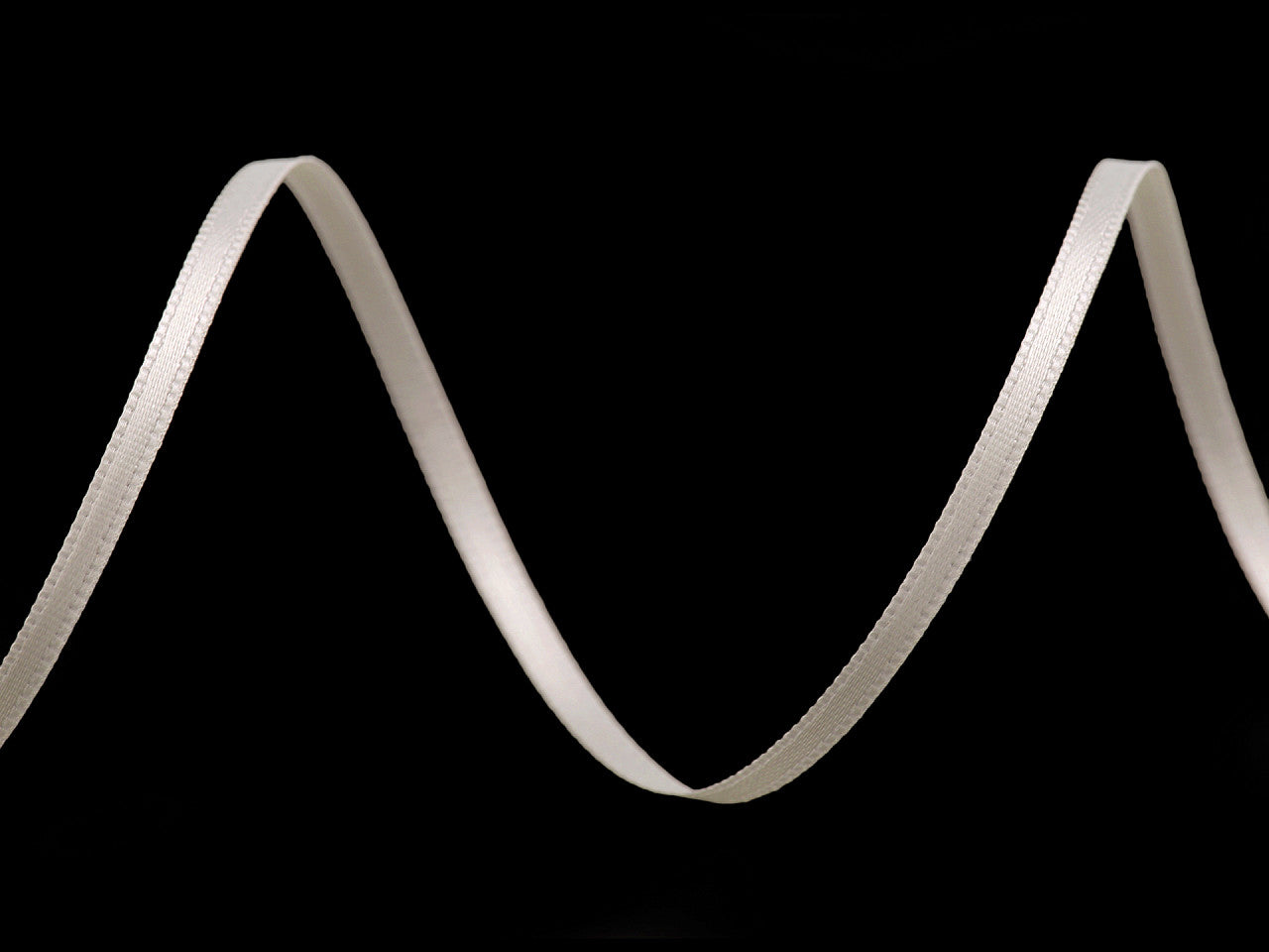 Ruban satiné double face, largeur 3 mm