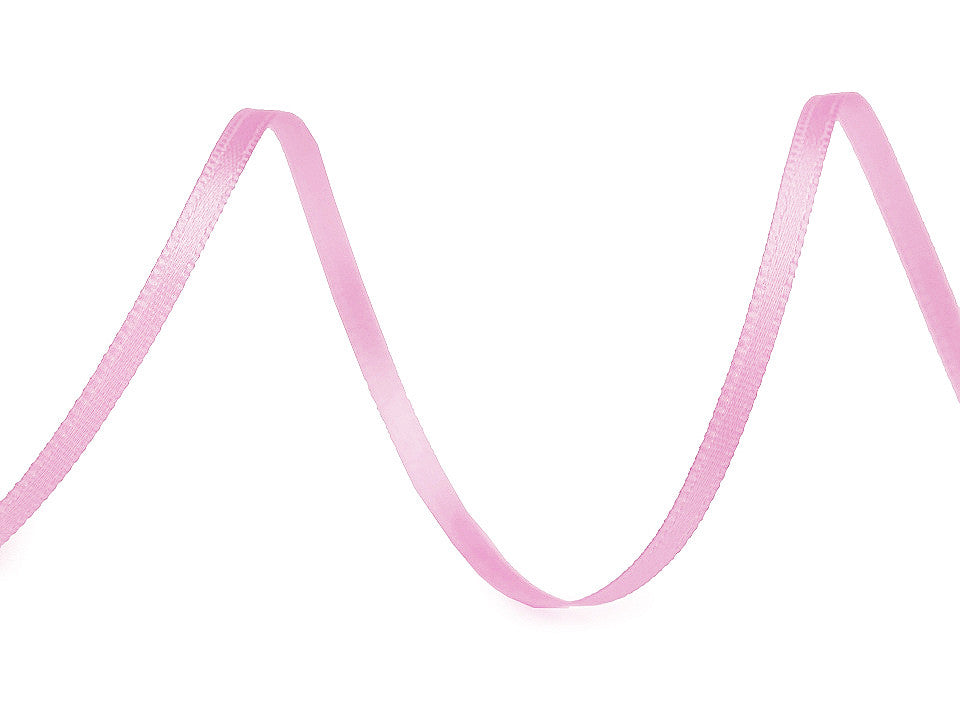 Ruban satiné double face, largeur 3 mm