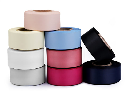 Ruban satiné double face, largeur 40 mm, mat