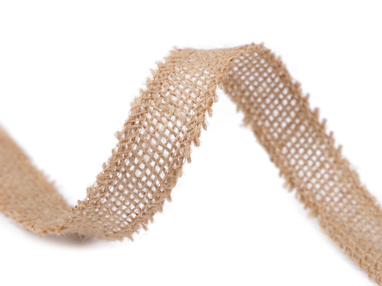 Ruban en jute, largeur 25 mm - 1m