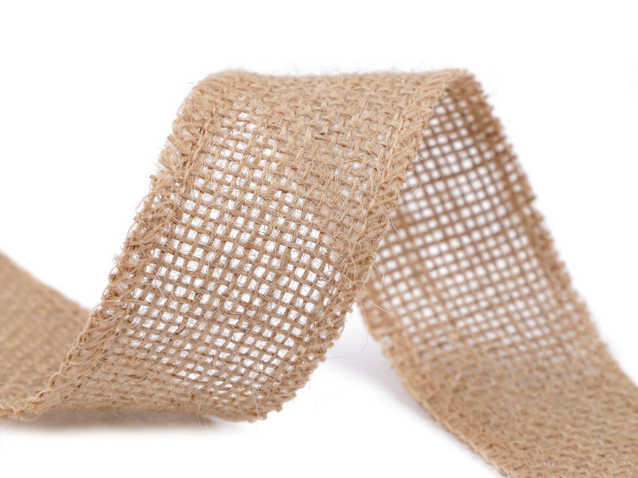 Ruban en jute, largeur 40 mm - 1m