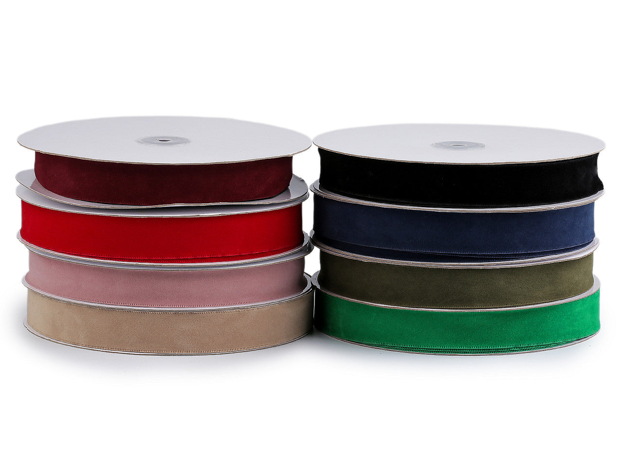 Ruban en velours double face, largeur 25 mm