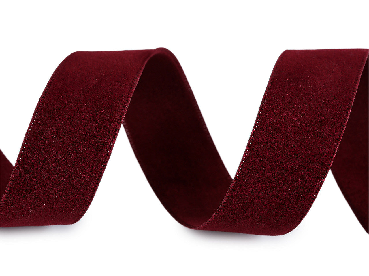 Ruban en velours double face, largeur 25 mm