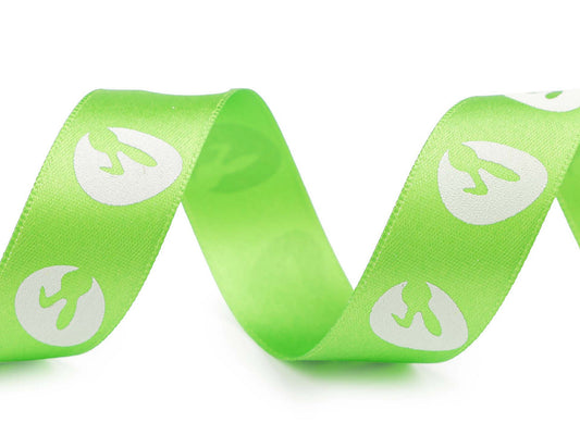 Ruban satiné de Pâques, largeur 24 mm - 20m