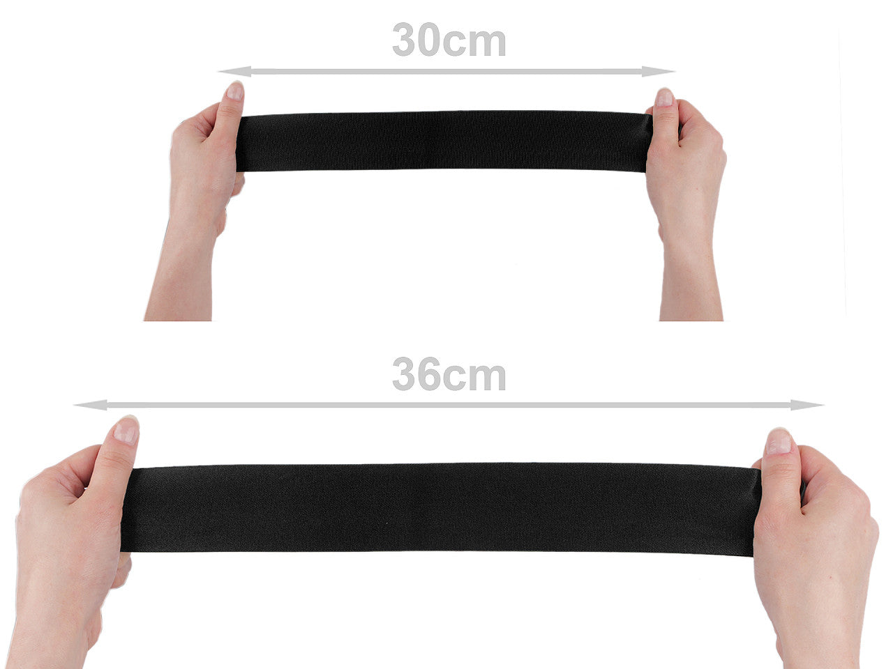 Élastique satiné, largeur 50 ; 55 mm