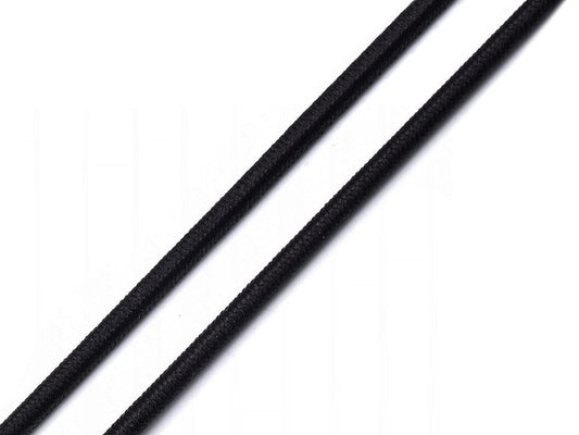 Cordon élastique rond, Ø 2 mm, FABRICATION TCHÈQUE - 100m
