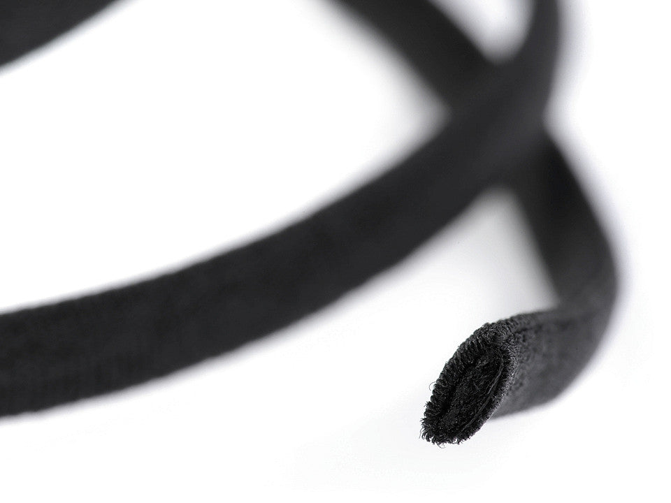 Ruban élastique pour bretelles de soutien-gorge, largeur garnie 5 mm